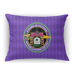 Streamin' on the Strand Rectangular Throw Pillow Case