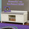 Streamin' on the Strand Wall Name Decal Above Storage bench