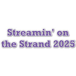 Streamin' on the Strand Name/Text Decal - Custom Sizes