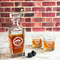 Streamin' on the Strand Whiskey Decanters - 30oz Square - Lifestyle