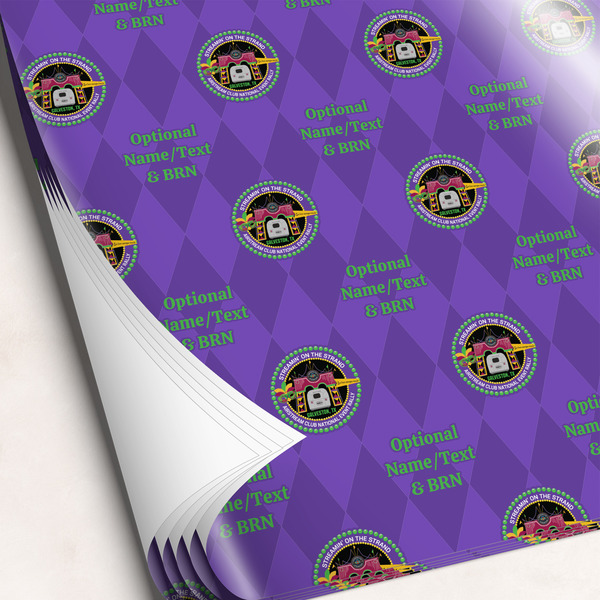 Custom Streamin' on the Strand Wrapping Paper Sheets