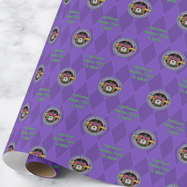 Custom Streamin' on the Strand Wrapping Paper Roll - Large - Satin