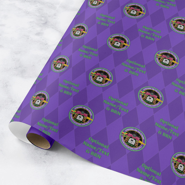 Custom Streamin' on the Strand Wrapping Paper Roll - Small - Satin