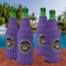 Streamin' on the Strand Zipper Bottle Cooler - Set of 4 - Lifestyle