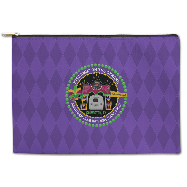 Custom Streamin' on the Strand Zipper Pouch - Large - 12.5" x 8.5"