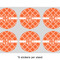 Linked Circles 3" Multipurpose Round Labels - Sheet