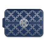 Linked Circles Aluminum Baking Pan with Navy Lid (Personalized)