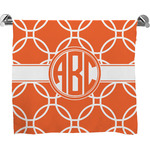 Linked Circles Bath Towel (Personalized)