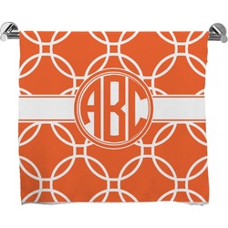 Linked Circles Bath Towel (Personalized)