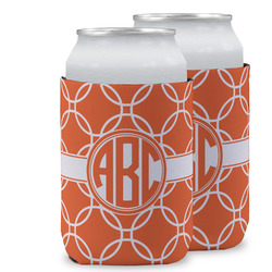 Linked Circles Can Cooler (12 oz) w/ Monogram