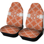 Linked Circles Car Seat Covers (Set of Two) (Personalized)