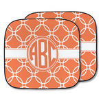 Linked Circles Car Sun Shade - Two Piece (Personalized)