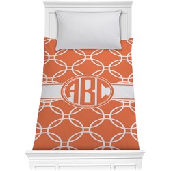 Linked Circles Comforter - Twin XL (Personalized)