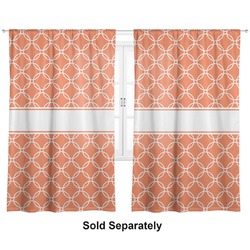 Linked Circles Curtain Panel - Custom Size