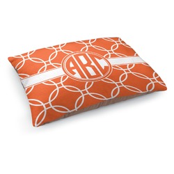 Linked Circles Dog Bed - Medium w/ Monogram