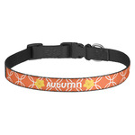 Linked Circles Dog Collar - Medium (Personalized)