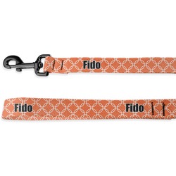 Linked Circles Deluxe Dog Leash - 4 ft (Personalized)