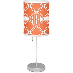 Linked Circles 7" Drum Lamp with Shade Linen (Personalized)