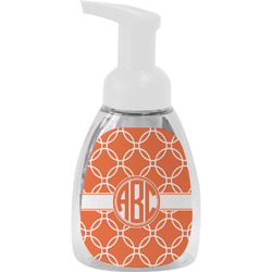 Linked Circles Foam Soap Bottle - White (Personalized)