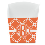 Linked Circles French Fry Favor Boxes (Personalized)