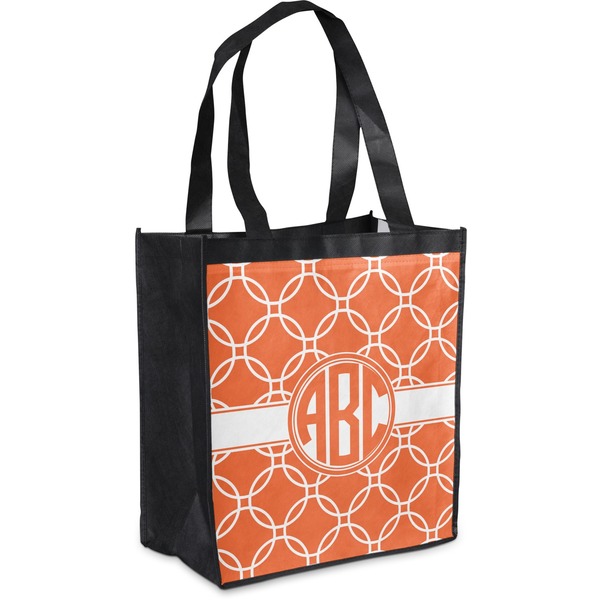 Custom Linked Circles Grocery Bag (Personalized)