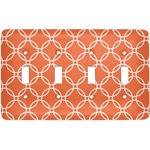 Linked Circles Light Switch Cover (4 Toggle Plate)