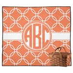 Linked Circles Outdoor Picnic Blanket (Personalized)