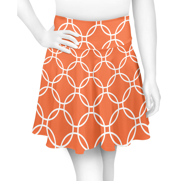 Custom Linked Circles Skater Skirt - Large