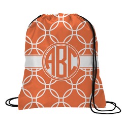 Linked Circles Drawstring Backpack - Medium (Personalized)