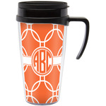 Linked Circles Acrylic Travel Mug with Handle (Personalized)