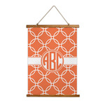 Linked Circles Wall Hanging Tapestry - Tall (Personalized)