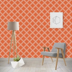 Linked Circles Wallpaper & Surface Covering (Water Activated - Removable)