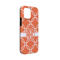 Linked Circles iPhone Case - Rubber Lined - iPhone 13 Mini (Personalized)