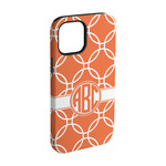 Linked Circles iPhone Case - Rubber Lined - iPhone 15 (Personalized)