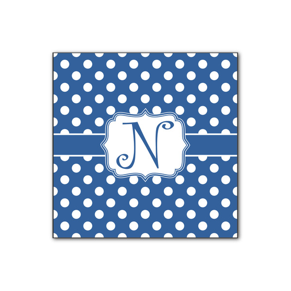 Custom Polka Dots Wood Print - 12x12 (Personalized)