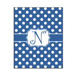 Polka Dots Wood Print - 16x20 (Personalized)