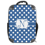 Polka Dots Hard Shell Backpack (Personalized)