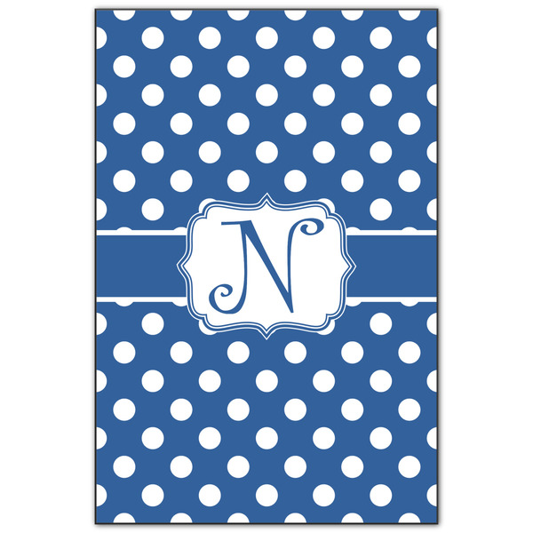 Custom Polka Dots Wood Print - 20x30 (Personalized)