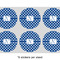 Polka Dots 3" Multipurpose Round Labels - Sheet