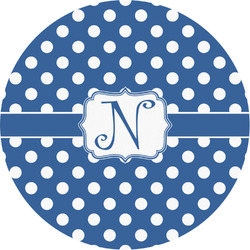 Polka Dots Multipurpose Round Labels - Custom Sized (Personalized)