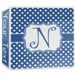 Polka Dots 3-Ring Binder - 3 inch (Personalized)
