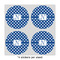 Polka Dots 4" Multipurpose Round Labels - Sheet