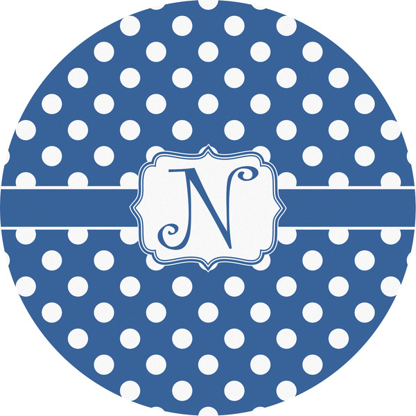 Custom Polka Dots Multipurpose Round Labels - 5" (Personalized)