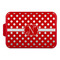 Polka Dots Aluminum Baking Pan - Red Lid - FRONT