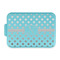 Polka Dots Aluminum Baking Pan - Teal Lid - FRONT