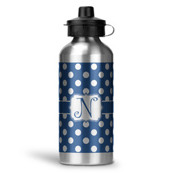 Polka Dots Water Bottle - Aluminum - 20 oz (Personalized)