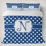 Polka Dots Duvet Cover Set - King (Personalized)