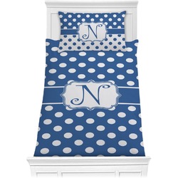 Polka Dots Comforter Set - Twin XL (Personalized)