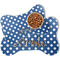 Polka Dots Bone Shaped Dog Mats - MAIN