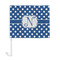 Polka Dots Car Flag - Large - FRONT